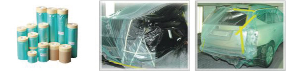 Manufacturing of heat-resisting masking tapes